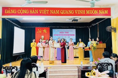 TRƯỜNG MẦM NON HOA MAI THÀNH PHỐ NAM ĐỊNH THAM GIA HỘI THI GIÁO VIÊN DẠY GIỎI CẤP HỌC MẦM NON – NĂM HỌC 2024-2025